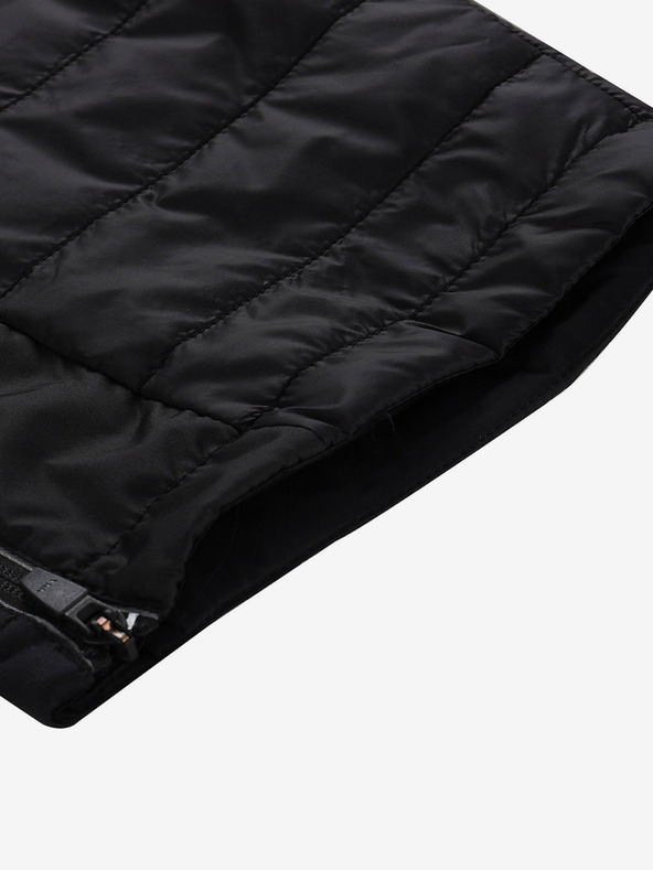 ALPINE PRO Črne ženske prešite kratke hlače Alpine Pro HAKA 2