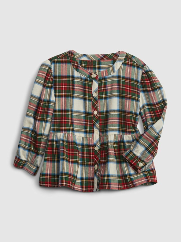 GAP Dojenčki srajčni top peplum