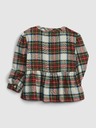 GAP Dojenčki srajčni top peplum