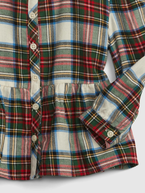 GAP Dojenčkov srajčni top peplum GAP