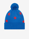 New Era Rdeča in modra deška majica New Era Star Bobble z vzorcem