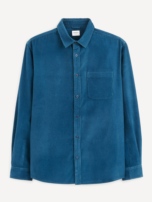 Celio Modra moška majica Celio Vamil