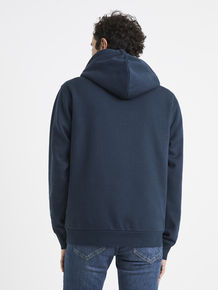 Celio Temno modra moška jopa s kapuco Celio Vesix