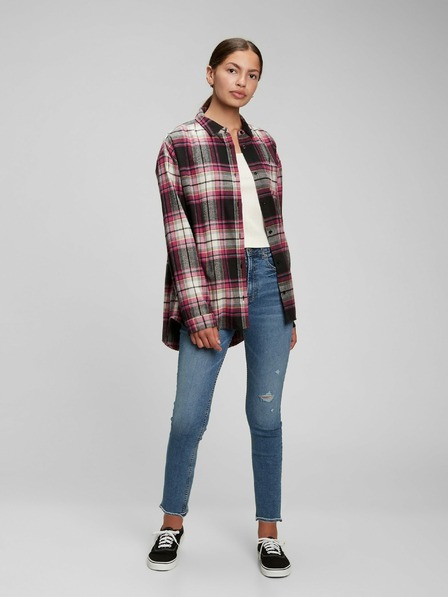 GAP Otroška flanelna majica GAP