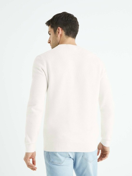 Celio Beli moški pulover Celio Bepic