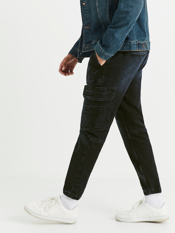 Celio Temno modre moške hlače iz džinsa Celio Vojog