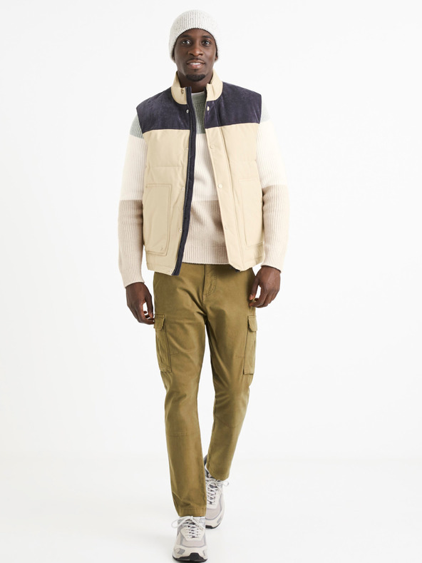 Celio Moške haki hlače Celio Volcan