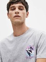 Celio Svetlo siva moška majica s potiskom Celio Street Fighter