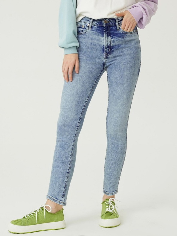 GAP Kavbojke slim High Rise Vintage Washwell GAP
