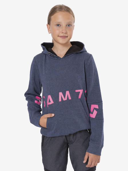 Sam 73 Temno modra dekliška majica s kapuco SAM 73 Donna