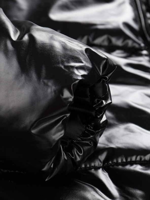 NAX Črna ženska prešita jakna NAX Collina, ki odbija vodo