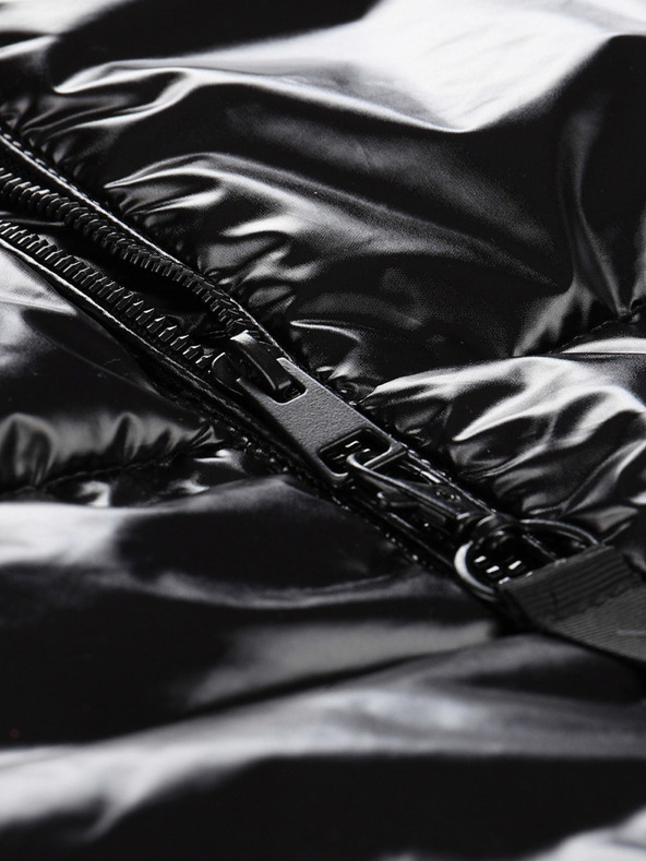 NAX Črna ženska prešita jakna NAX Collina, ki odbija vodo