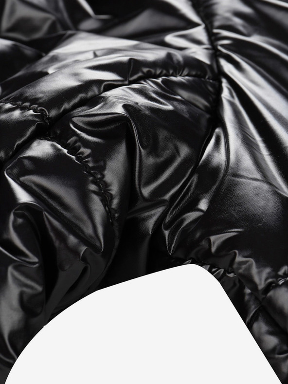 NAX Črna ženska prešita jakna NAX Collina, ki odbija vodo