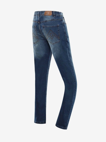 NAX Modre moške slim fit kavbojke NAX Pramion