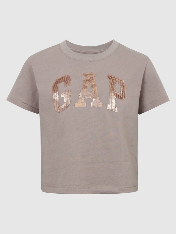 GAP Otroška majica organic logo z bleščicami GAP