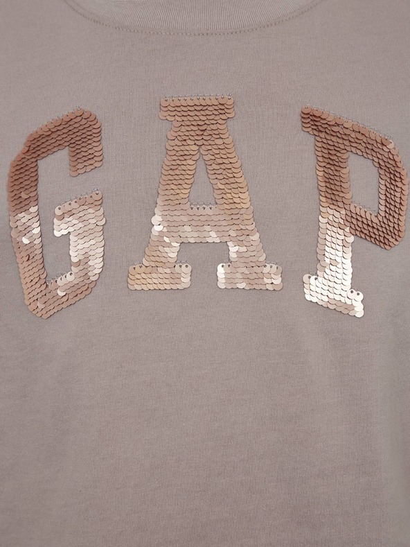 GAP Otroška majica organic logo z bleščicami GAP