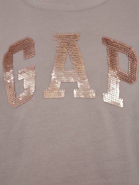 GAP Otroška majica organic logo z bleščicami GAP