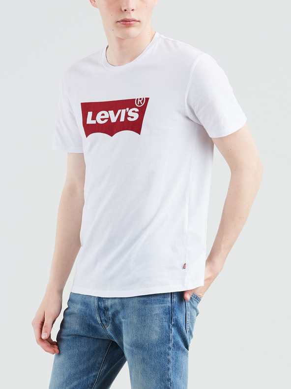 Levi's® Moška bela majica s potiskom Levi's®