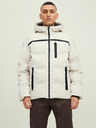Jack & Jones Bež Jack & Jones Heat zimska jakna s kapuco