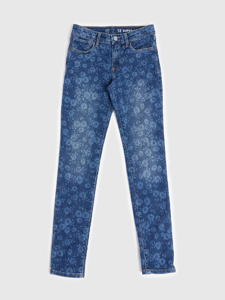 GAP Detské džínsy skinny kvetinové GAP