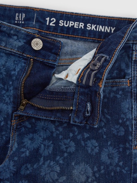 GAP Detské džínsy skinny kvetinové GAP