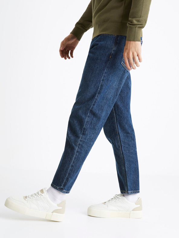 Celio Modre moške kavbojke ravni kroj Celio C85 Corelax2