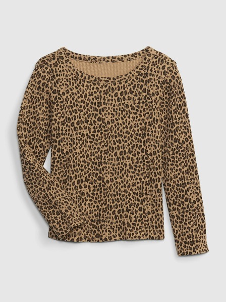 GAP Otroška majica z leopardjim vzorcem GAP