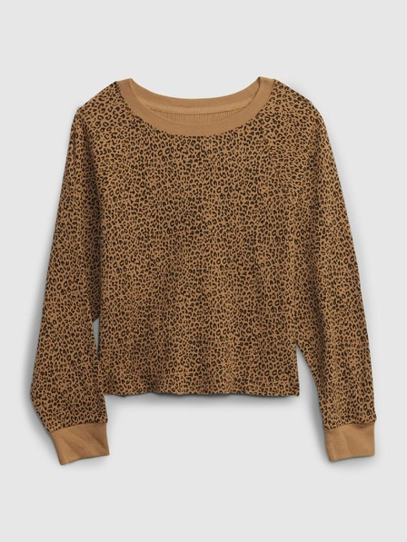 GAP Otroška majica z leopardjim vzorcem GAP