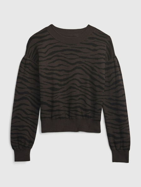 GAP Otroški bombažen pulover zebra
