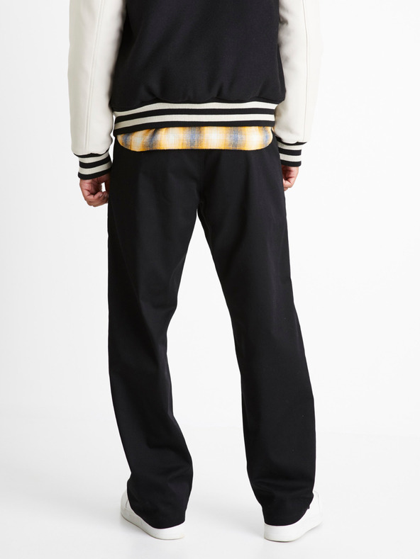 Celio Črne moške ohlapne hlače Celio Coloose1