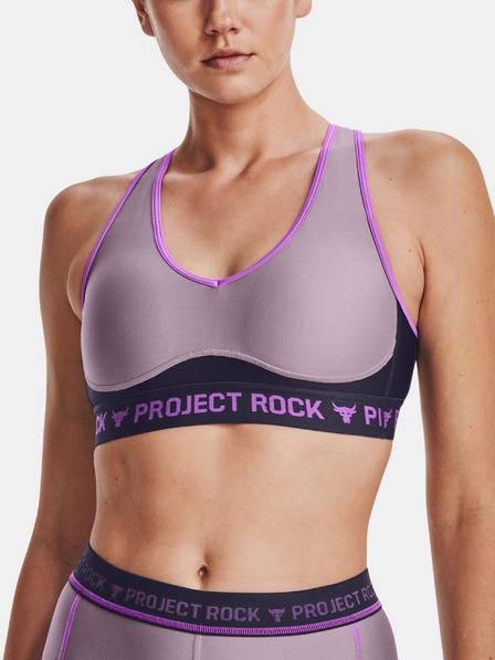 Under Armour UA Project Rock Crsbck Dsrpt Športni Modrček