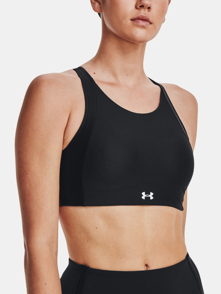 Under Armour Ženski nedrček Under Armour UA Infinity Mid High Neck Shine