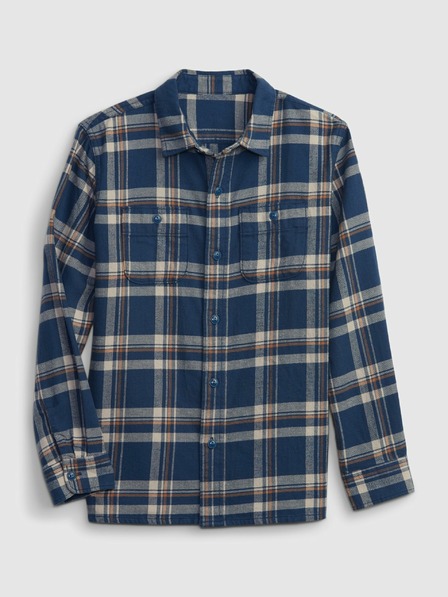 GAP Otroška flanelna majica GAP