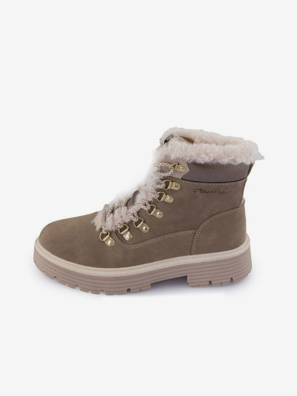 ALPINE PRO Sivi ženski zimski škornji ALPINE PRO DUNETA