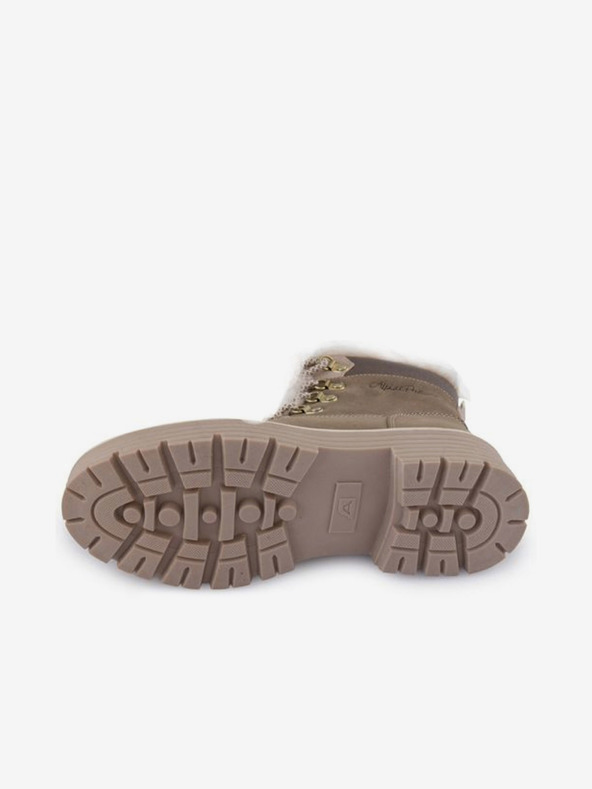 ALPINE PRO Sivi ženski zimski škornji ALPINE PRO DUNETA