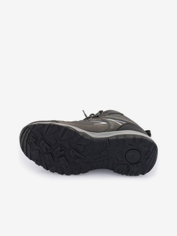 ALPINE PRO Sivi ženski gležnjarji iz semiša ALPINE PRO Rommos