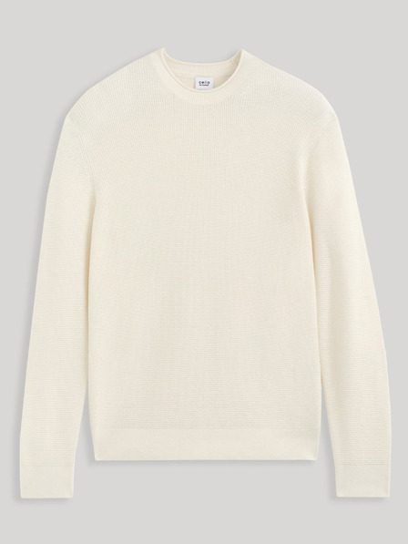 Celio Kremast moški pulover Celio Cewaffle