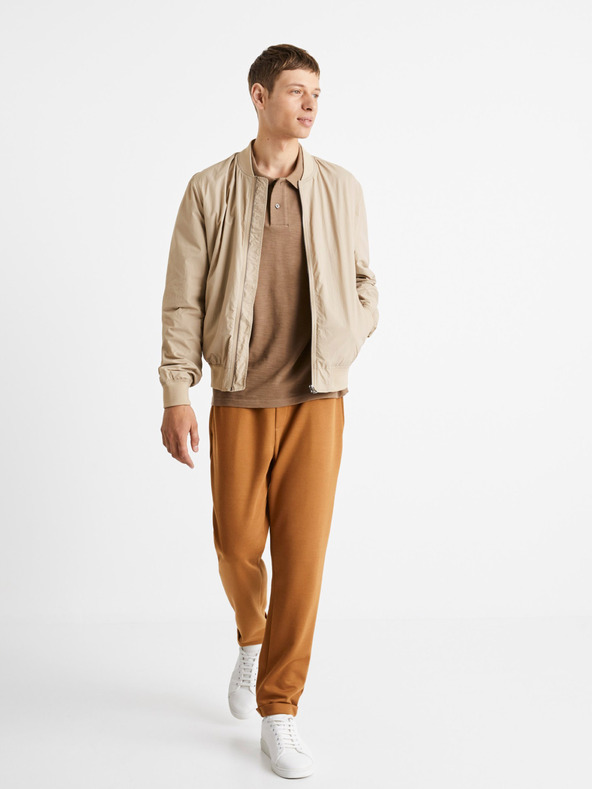 Celio Bež moška bombera Celio Cubluz