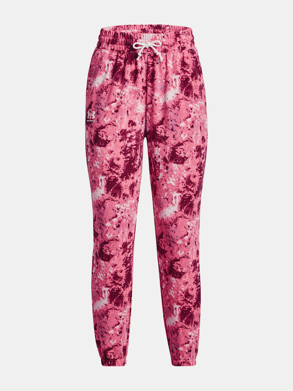 Under Armour Ženske spodnji del trenirke Under Armour Rival Terry Print Jogger