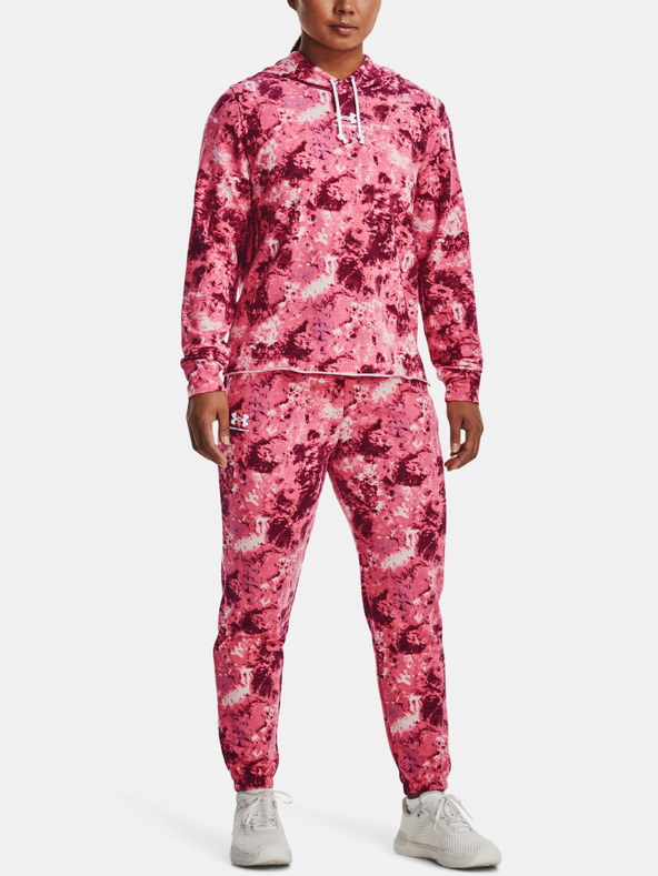 Under Armour Ženske spodnji del trenirke Under Armour Rival Terry Print Jogger