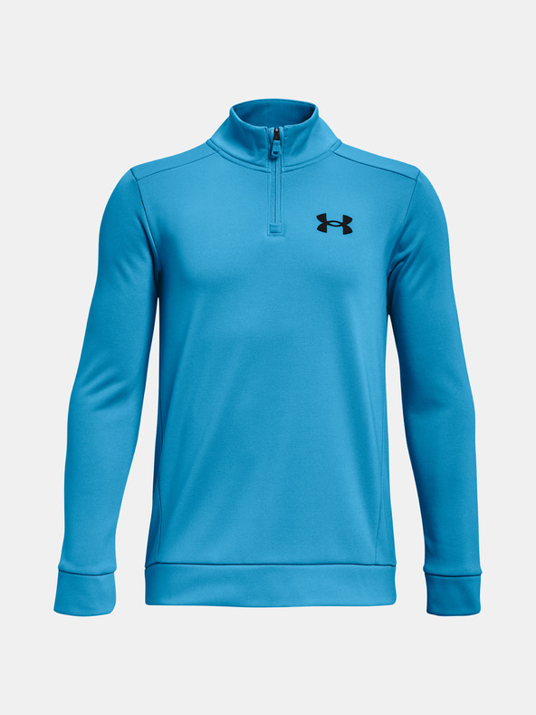 Under Armour Deški pulover Under Armour UA Armour Fleece 1/4 Zip-BLU
