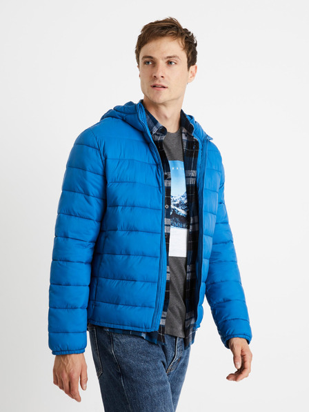 Celio Modra moška lahka prešita jakna Celio Vububble