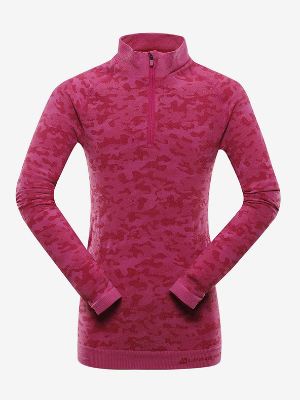 ALPINE PRO Temno roza dekliška funkcionalna majica ALPINE PRO Lubina