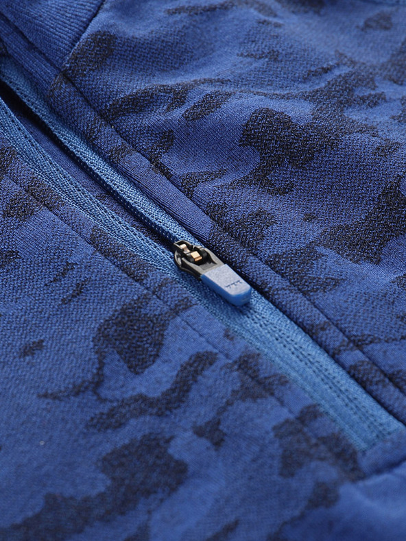 ALPINE PRO Temno modra otroška vzorčasta funkcionalna majica ALPINE PRO Lubino