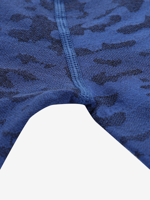 ALPINE PRO Temno modra otroška vzorčasta funkcionalna majica ALPINE PRO Lubino