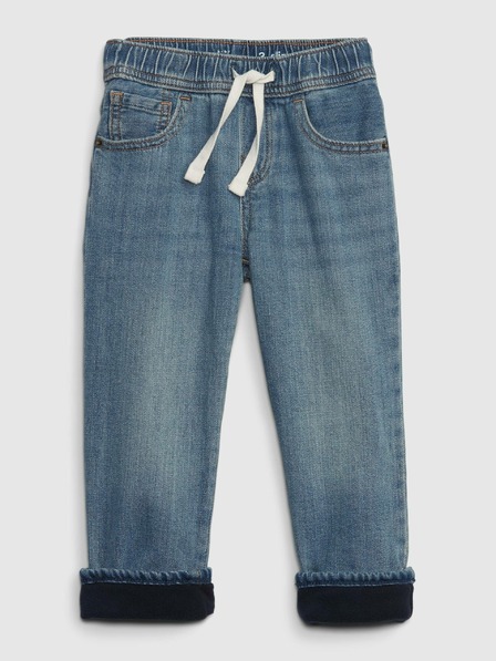 GAP Dojenčeške podložene slim džínsy GAP