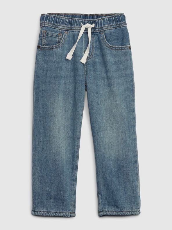 GAP Dojenčeške podložene slim džínsy GAP