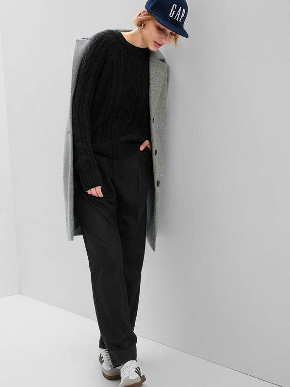 GAP Pleteni pulover z vzorcem GAP