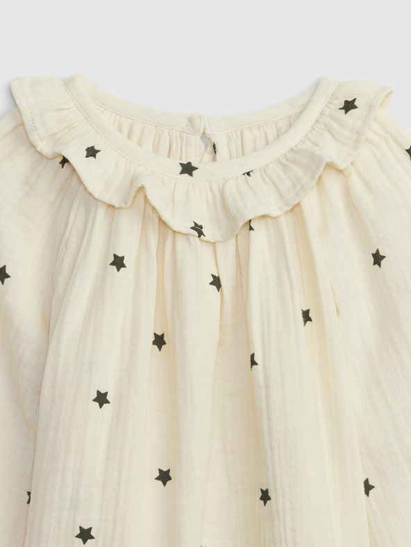 GAP Baby top z volančkom GAP