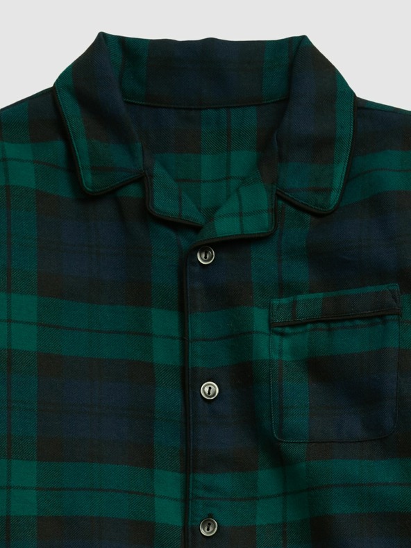 GAP Otroška karirasta pižama GAP